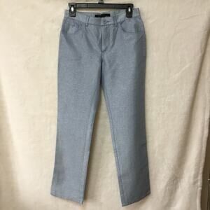 Marc Jacobs Blue Sequined Slim-Fit Jeans